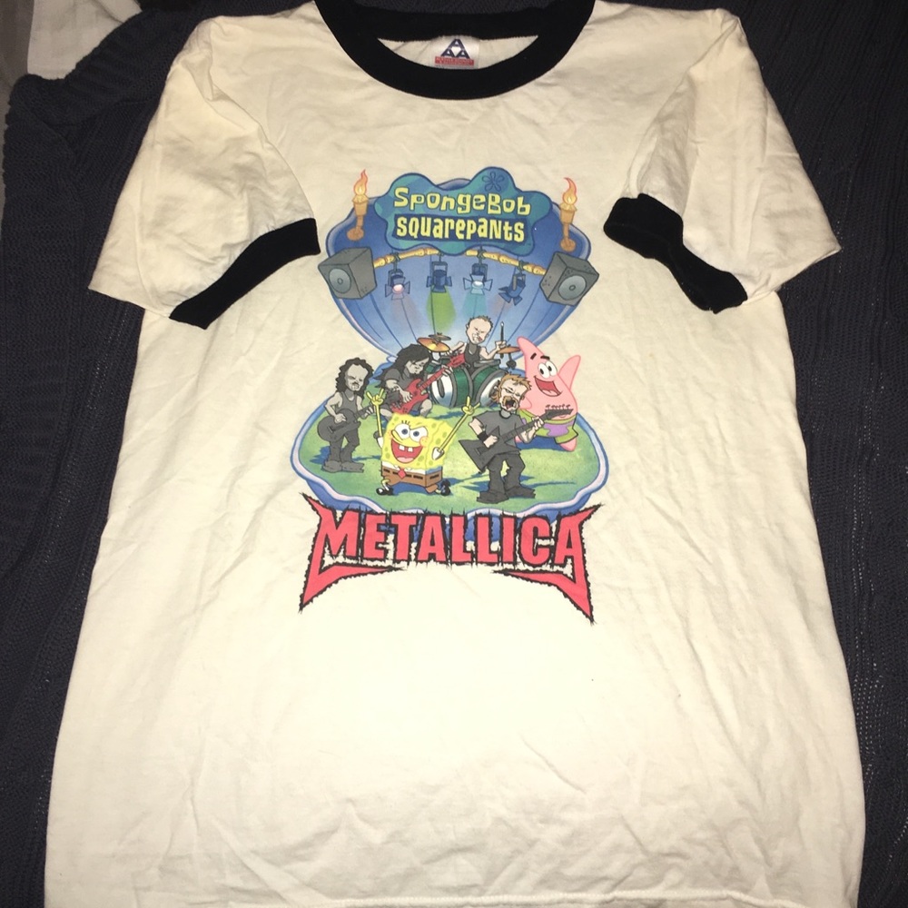 Metallica/Spongebob T-shirt